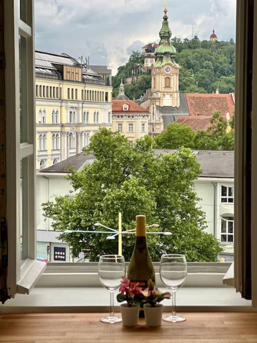 Panorama Schlossberg & Jacuzzi Graz Eksteriør bilde